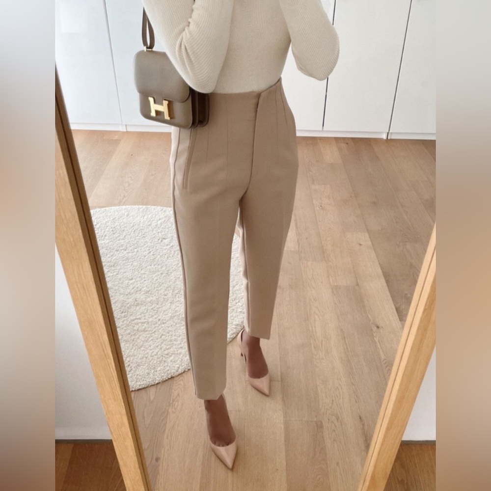 ZARA high waisted trousers
